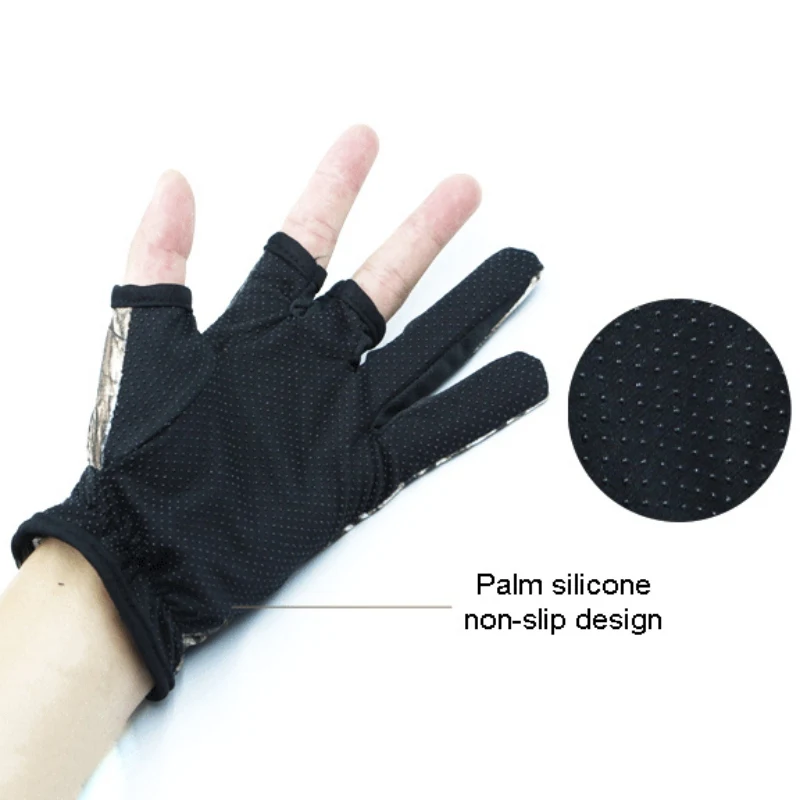 Водонепроницаемый 3 крой с защитой от отпечатков пальцев и скользящие Перчатки Охота перчатки для рыбалки на открытом воздухе спортивные камуфляжные вельветовые детские брюки защитные перчатки рыбы оборудование