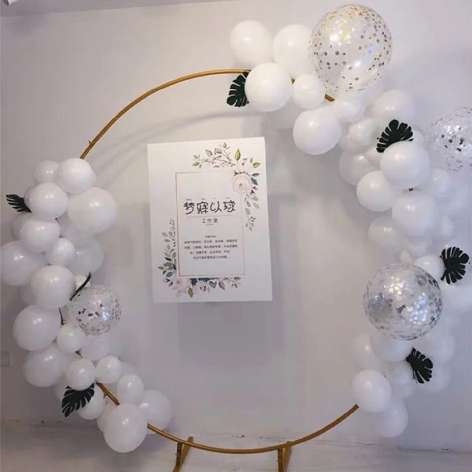 Ring Iron Wedding Arch Props (9)