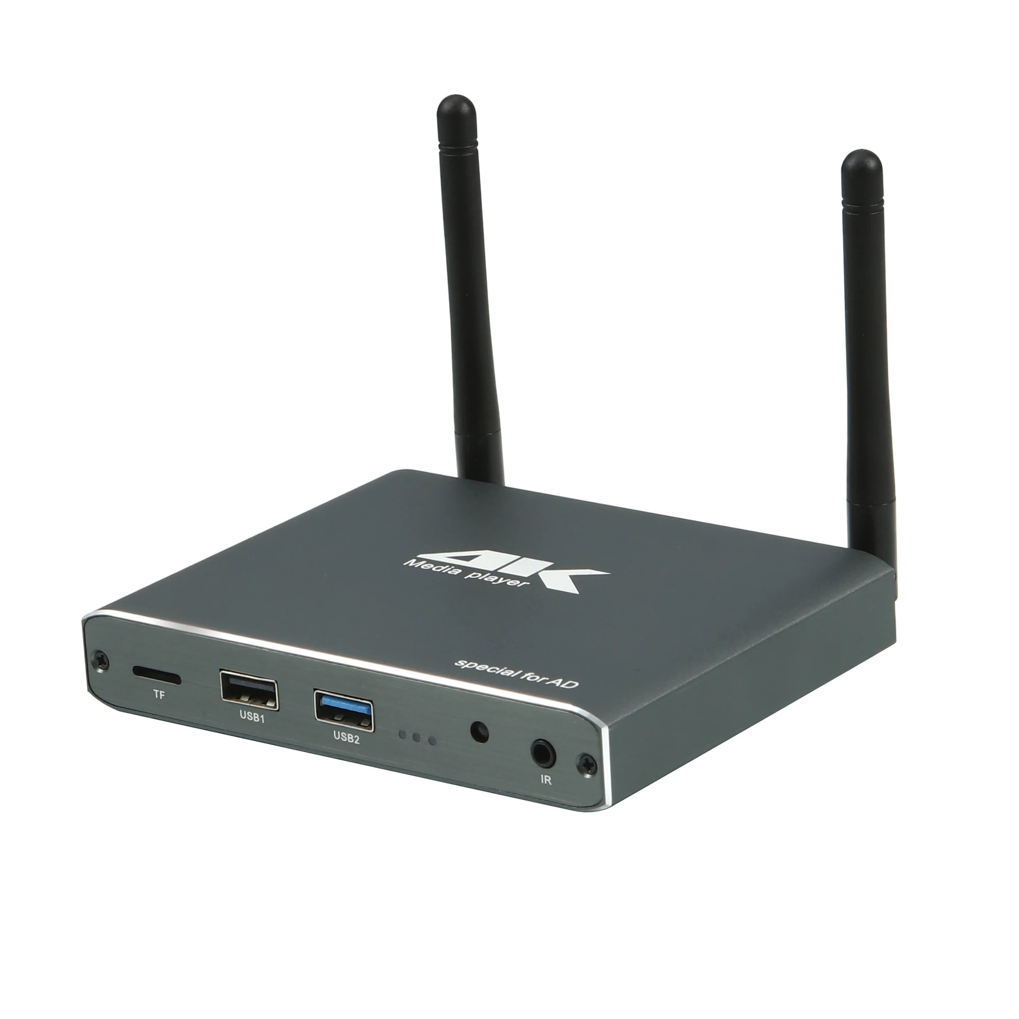 Wireless 4K Media Player Support 256GB TF Card 512GB USB Disk 14TB HDD Autoplay AD Video PPT Full HD MultiMedia Wifi Players