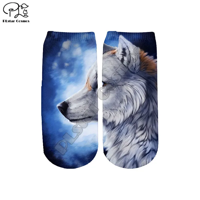 

PLstar Cosmos Amazing Animal 3D Printed Cotton Socks Colorful Brand Warm Beautiful Short Ankle Unisex Fashion Casual Sock F18