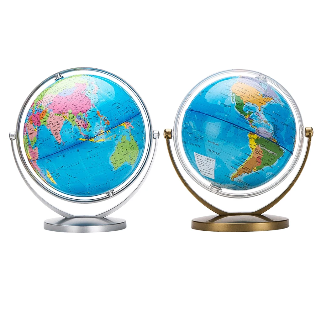  Floating World Globe Office Desk Display Rotating Planet Earth Globe Ball with World Map - Geograph