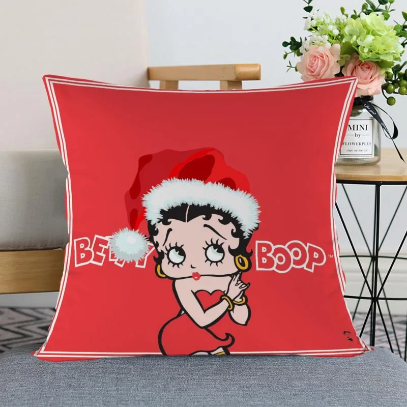 Новое поступление Betty Boop декоративная Свадебные наволочки на подушку индивидуальный подарок для(с одной стороны) наволочки с принтом - Цвет: 3