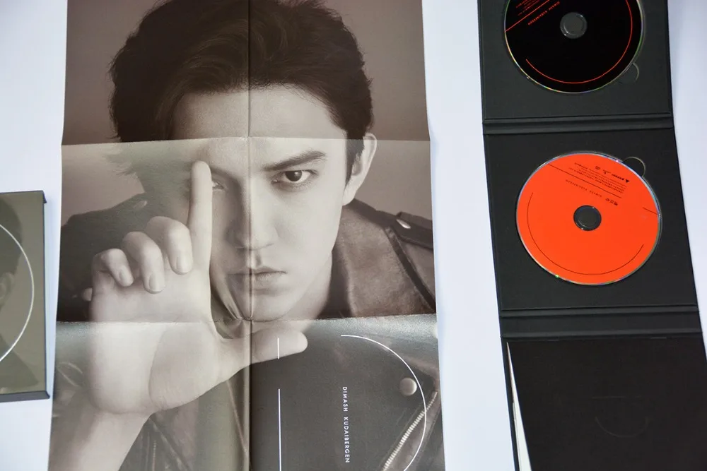 Подлинный Dimash Kudaibergen ID 2CD+ альбом+ официальный плакат Музыка CD Корона шипов Автомобильная Музыка