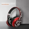 39294-292fce.jpg Casque sans fil Bluetooth 5.0 Graffiti pour téléphone, écouteurs, sauna