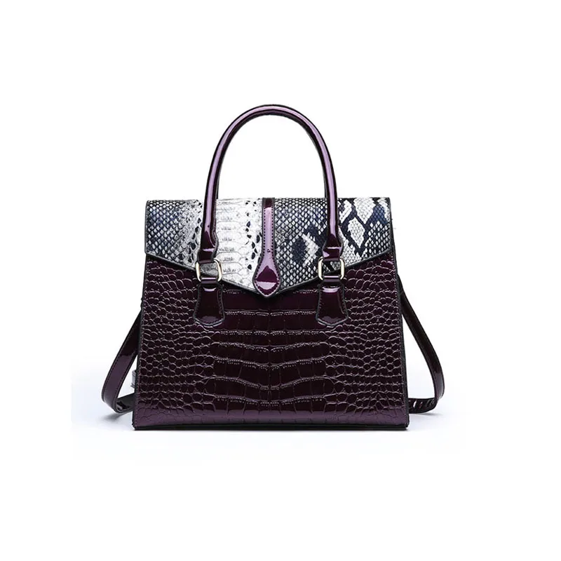 

Crocodile Pattern Leather Crossbody Bags for Women 2020 High Quality Shoulder Messenger Bag Ladies Fashion Tote Handbags
