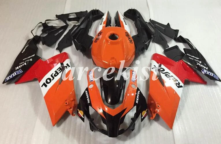 4 подарки литья под давлением ABS Полный комплект обтекателя подходит для Aprilia RS125 06 07 08 09 10 11 RS 125 2006 2007 2011 Пользовательские Repsol