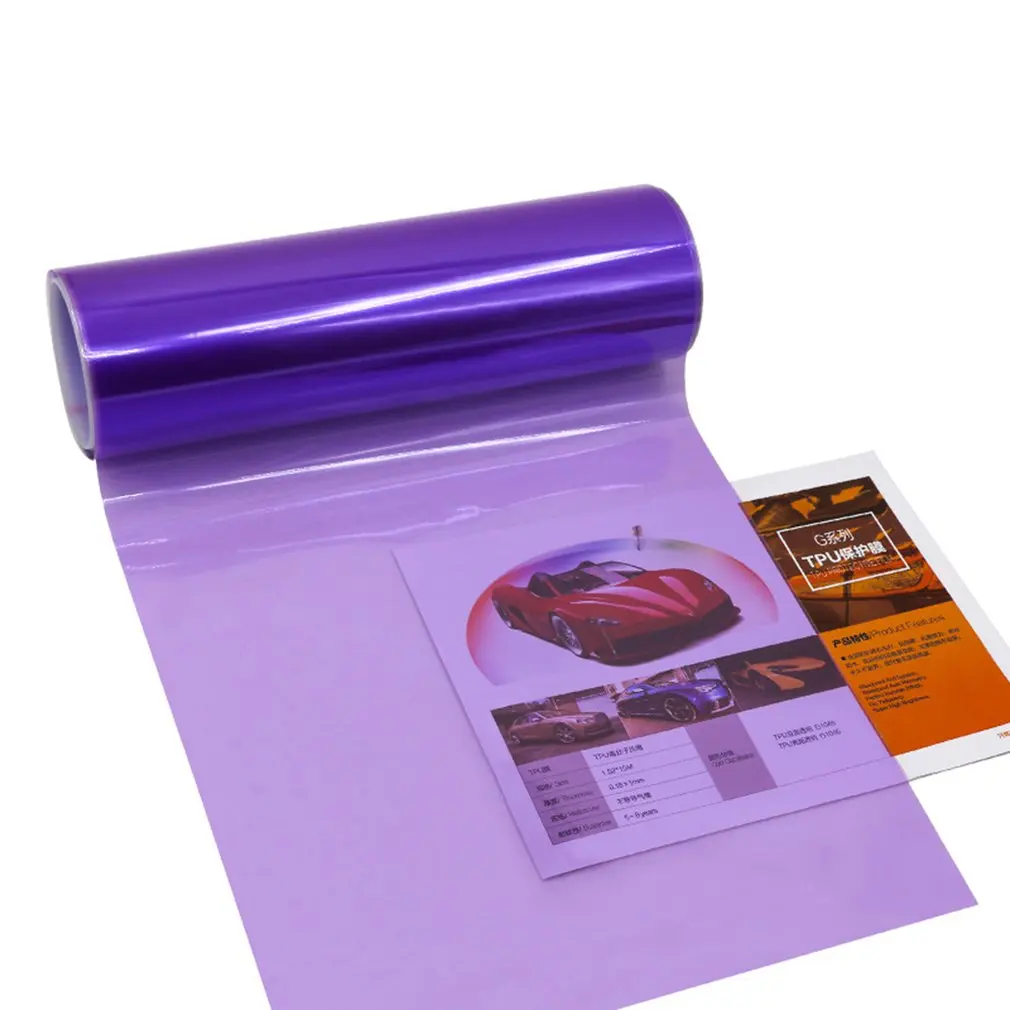 30*100cm Color Changing Stickers Translucent Film Headlights Taillights Styling Protection Film Car Accessory