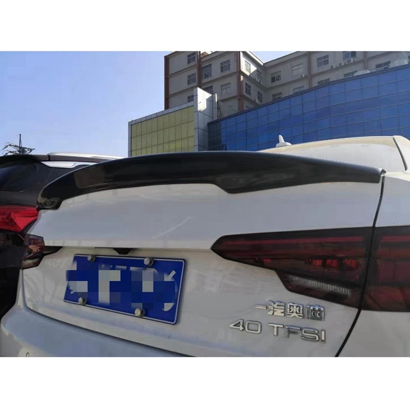 A4 B9 спойлер из углеродного волокна/FRP задний Багажник крыло HK стиль для Audi A4 B9 4 Двери Седан Багажник крыло