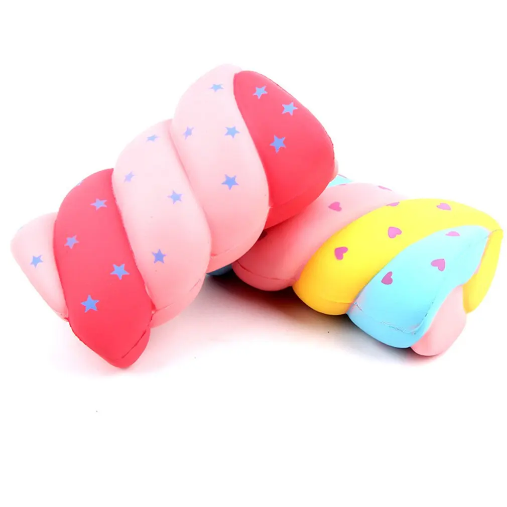 Игрушка-зефир с имитацией мультфильма Радужная звезда медленно восстанавливающая декомпрессионная игрушка из пенопласта расслабленная игрушка торт образец модели