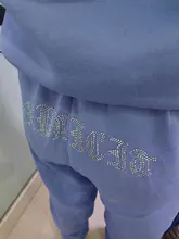 Chándal Set de 2 piezas de mujer de talla grande para mujer, sudadera, pantalones de chándal holgados, traje deportivo para correr