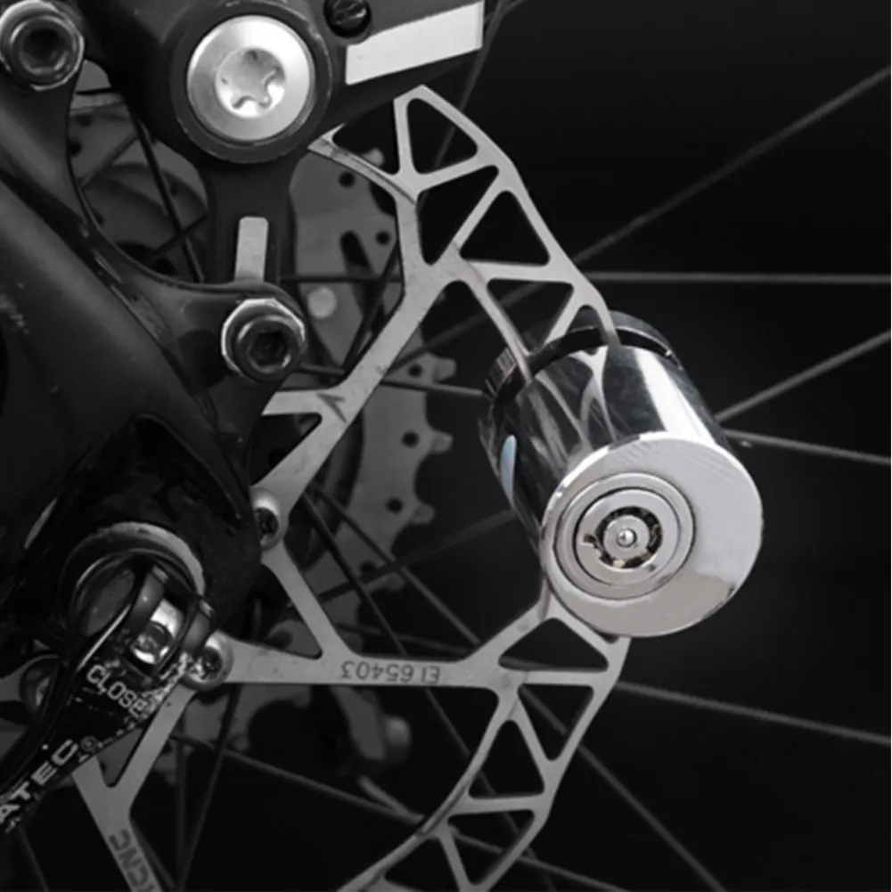 1х мотоциклетный велосипедный скутер замок безопасности портативный колесный