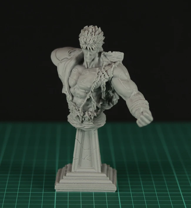 Каучуковая фигурка 1/10 кулак Северной Звезды Kenshiro статуя Неокрашенный гараж смолы модель комплект