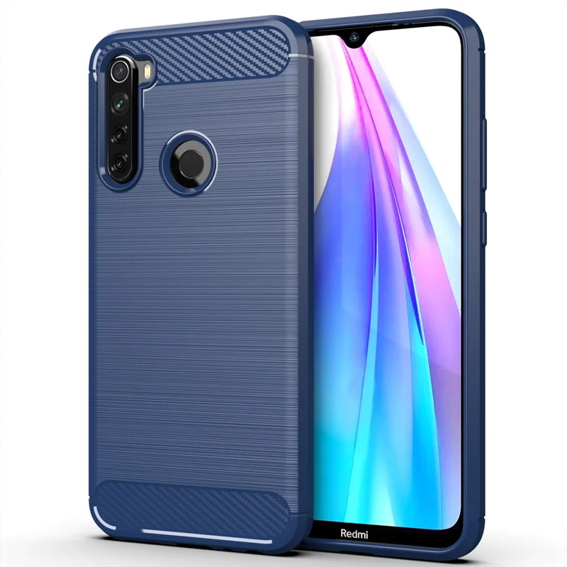 Cyan Чехол для Xiaomi mi Note 10 CC9 Pro Чехол Ультра тонкая задняя крышка для Xiao mi Red mi Note 8T 8 Pro mi A3 Lite CC9e чехлы из углеродного волокна - Цвет: Cyan