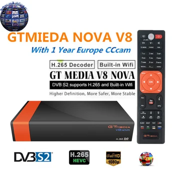 

new MEDIA V8 Honor DVB-S2 Freesat Satellite TV Receiver FTA Decoder Support PowerVu Biss Key Newca CCCAM Youtube IPTV Purple V8