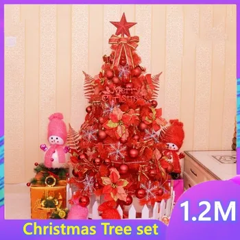 

Ready stock Big Red Christmas Tree Package 1.2 M Plus Exquisite Ornament Christmas Decoration Home Decoration