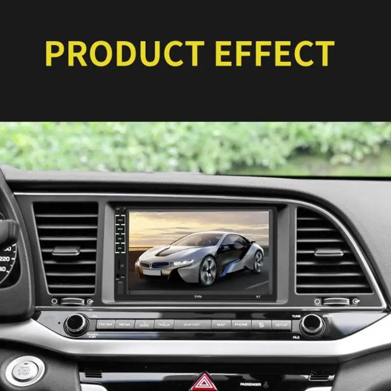 2 DIN автомагнитола " автомобильный стерео MP5 плеер N7 головное устройство Bluetooth USB AUX FM радио приемник мобильное соединение для iPhone XR