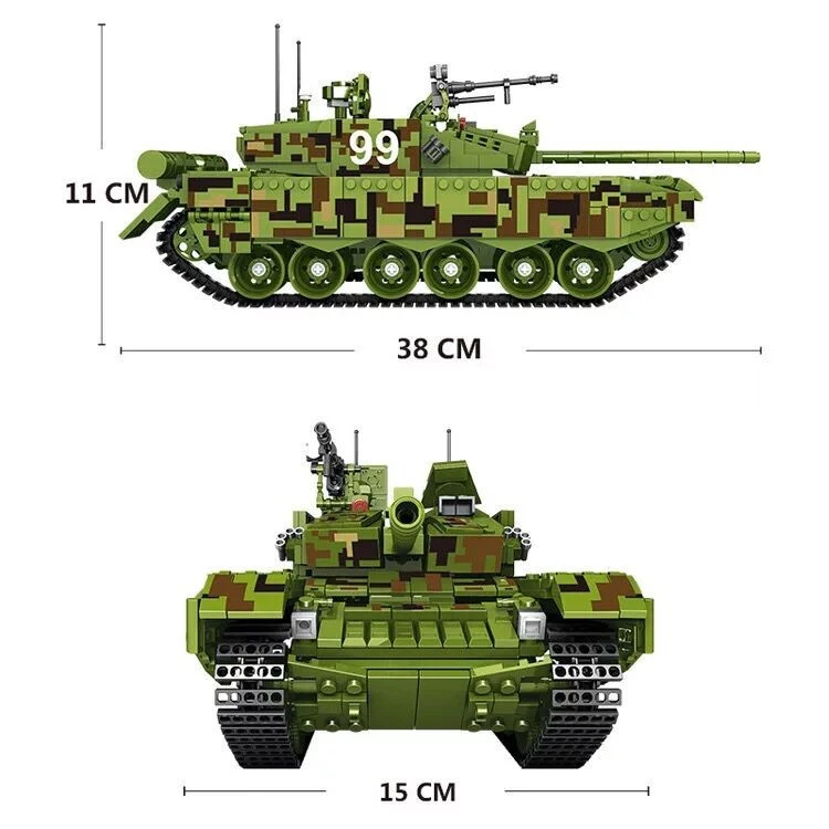 Горячая военная техника ww2 армия тяжелый основной боевой танк войны строительные блоки модель мини-солдат фигуры кирпичные игрушки для детей подарок