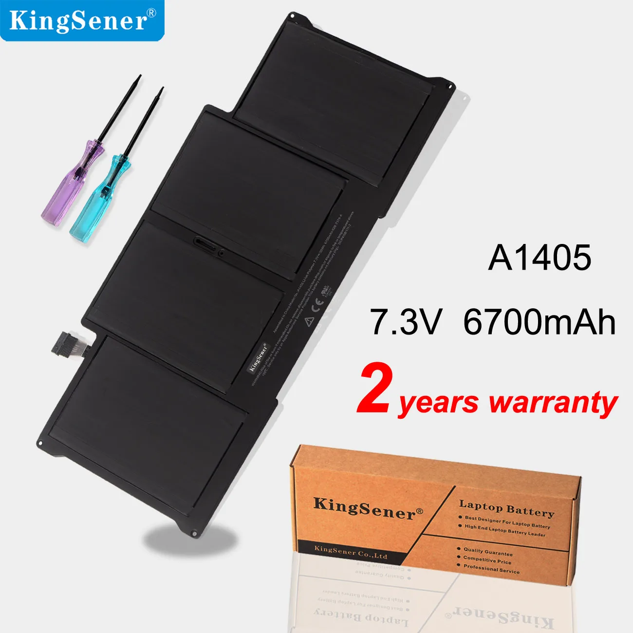 Аккумулятор KingSener A1405 для ноутбука Apple MacBook Pro 13 дюймов A1369 Mid 2010/2011 A1466 2012 EMC 2469 020739 A 7 3
