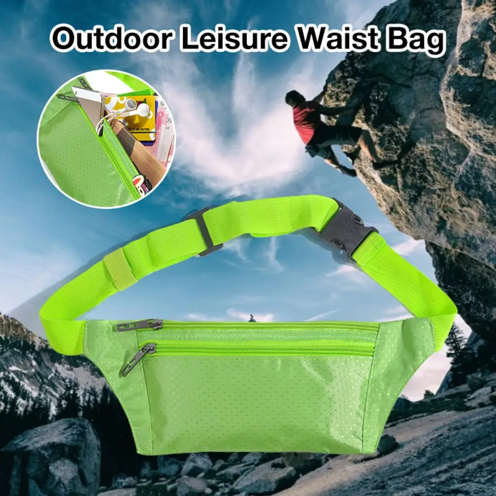 2Pcs Sports Bag Running Waist Bag Jogging Portable Waterproof Cycling