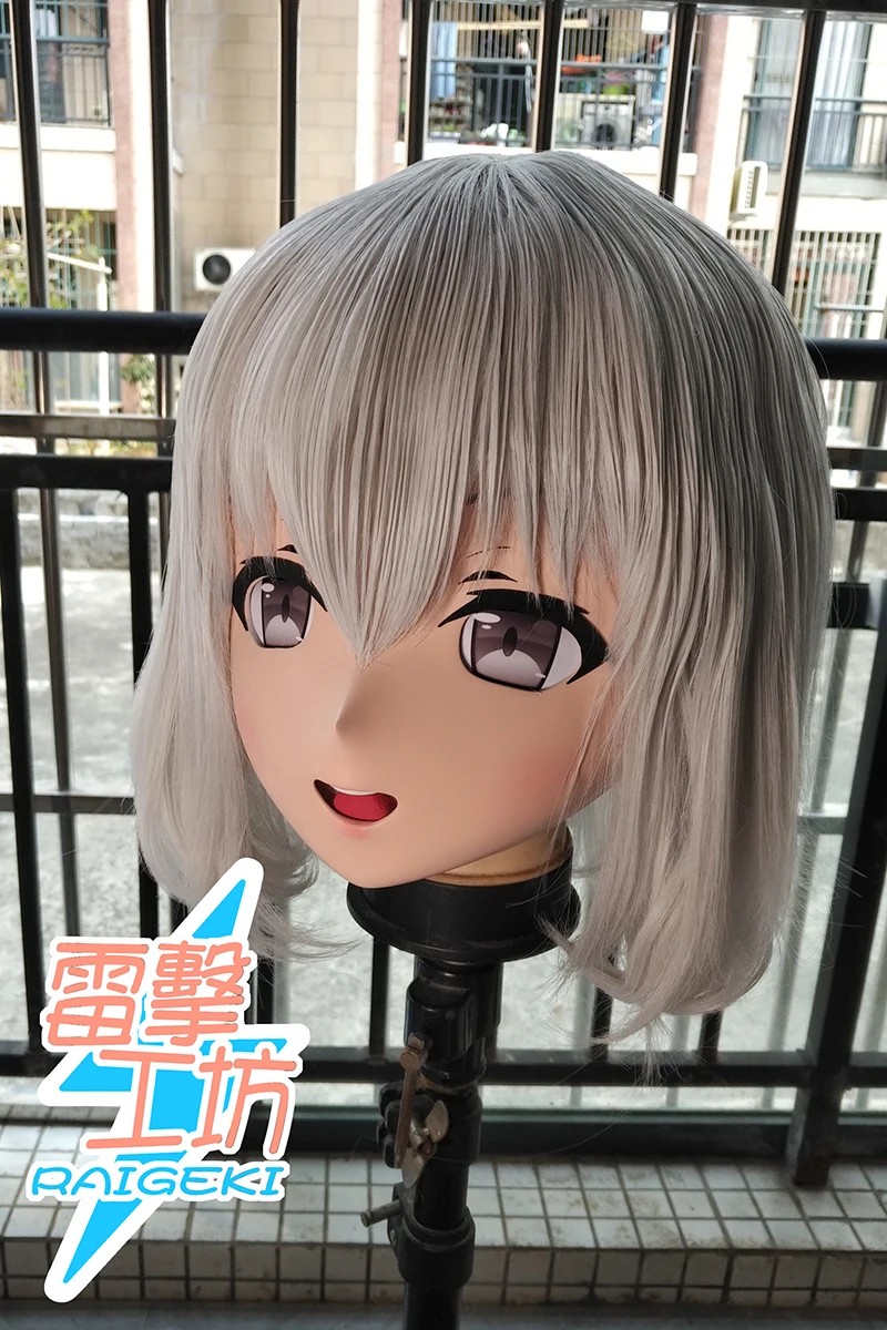 RAIGEKI MAKS 08) Смола 3/4 голова женщина/девушка кигуруми аниме Карнавальная маска кроссдресс Япония роль Лолита Трансвестит кукла BJD Cos