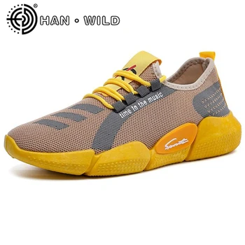 

Srping Fashion Men's Casual Shoes Breathable Mesh Man Sneakers Lac-up Men Sport Shoes Trainers Tenis masculino Zapatillas Hombre