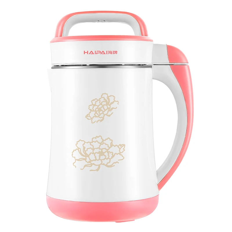 

Pink Oybean Milk Machine Household Automatic Multi-function Heating Bean Paddle Rice Paste/grain/juice Licuadora Portatil