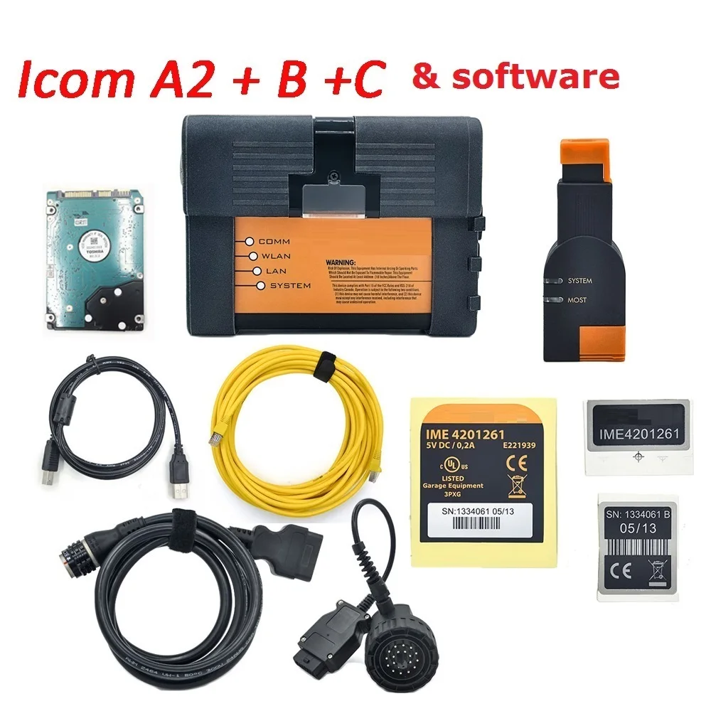 ICOM A2+ B+ C поддержка функции диагностики и программирования для автомобилей BMW мотоциклов ремонт диагностический инструмент ICOM A2 с программным обеспечением