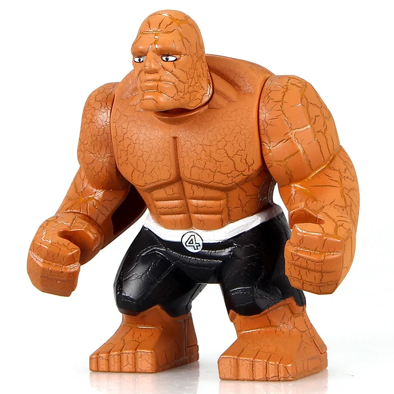 

Single Sale Marvel Fantastic 4 SY288 Super heroes Action Toys Blocks Mr. Fantastic Invisible Woman Thing Torch Building Blocks