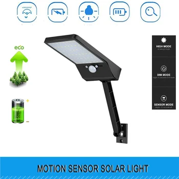 

48 LED 800 LM Solar Lamp 3 Modes Outdoor Garden Yard Path Light Motion Sensor Lights Super Wide Angle