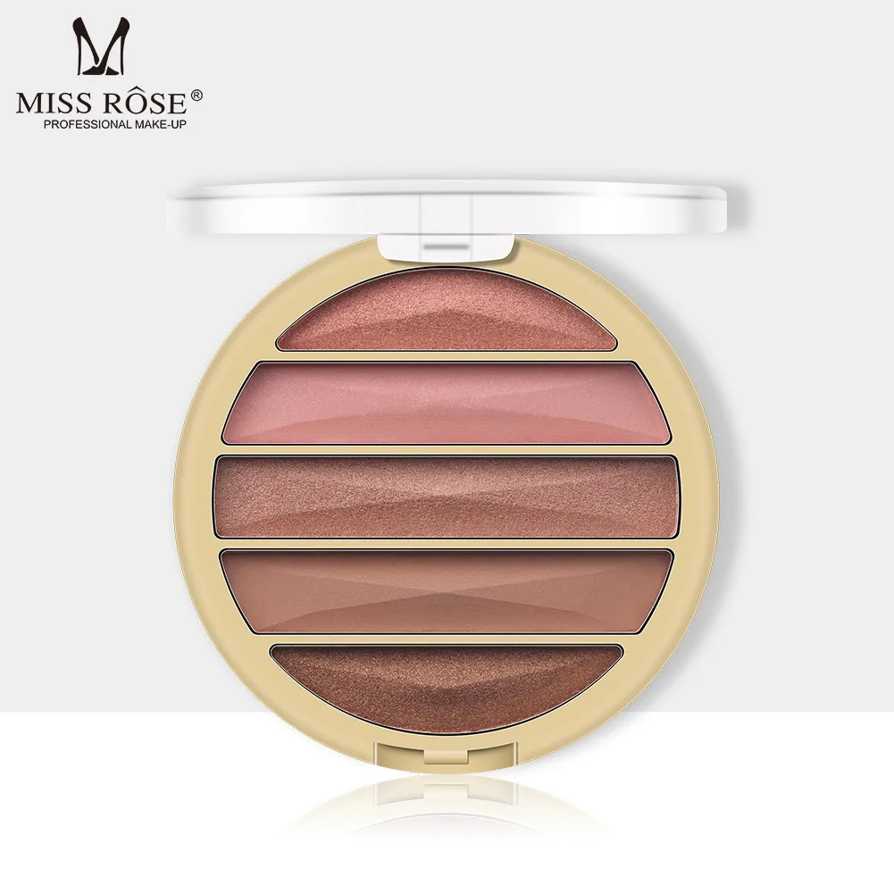 New 5-color gold PaletteEye Shadow natural nude makeup EyeShadow pearl matte Eyeshadow portable Women Gift Smoky/Warm Color