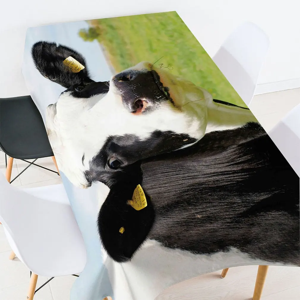 LY1212010244 Waterproof/oil-proof Polyester Rectangular Table Cover 152*214 CM Home Restaurant Table Cloth Cabinet Cover