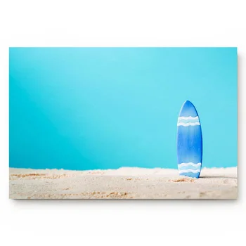 

Beach Surfboard Wave Retro Living Room Doormat Home Environmental Protection Bathroom Door Non-slip Floor Mat