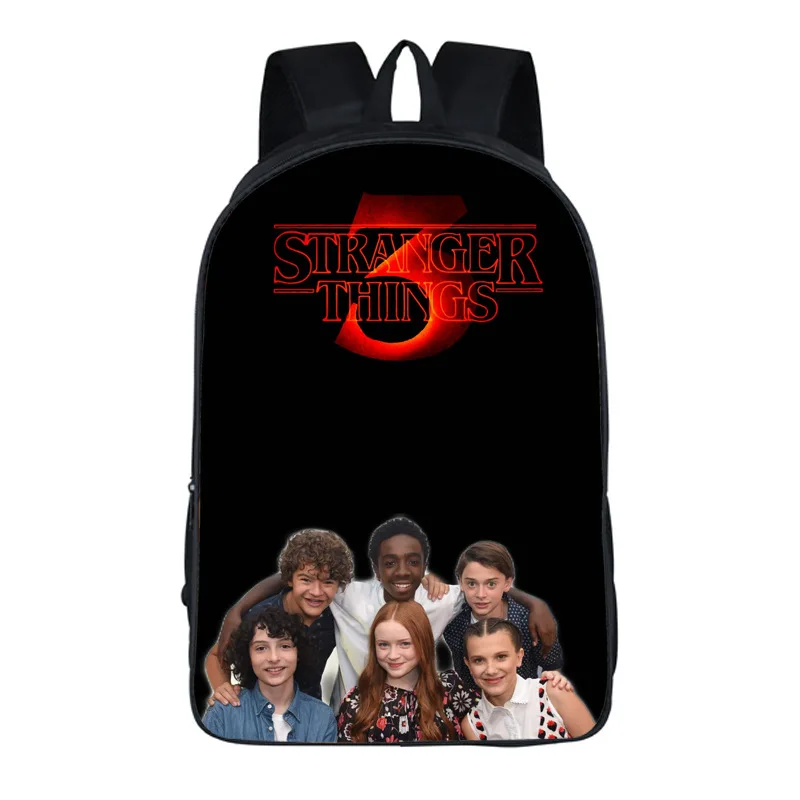 Plecak Mochilas странные вещи 3 рюкзак сумки для ноутбука Sac Dos 3D мужские школьные сумки Kpop для девочек-подростков сумки для книг