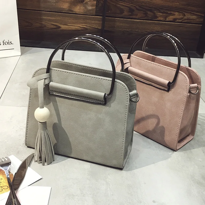 

Bag 2017 Spring And Summer New Style Shoulder Bag Korean-style Fashion Simple Handbag Tassels Shell Bag WOMEN'S Bag Shoulder Bag