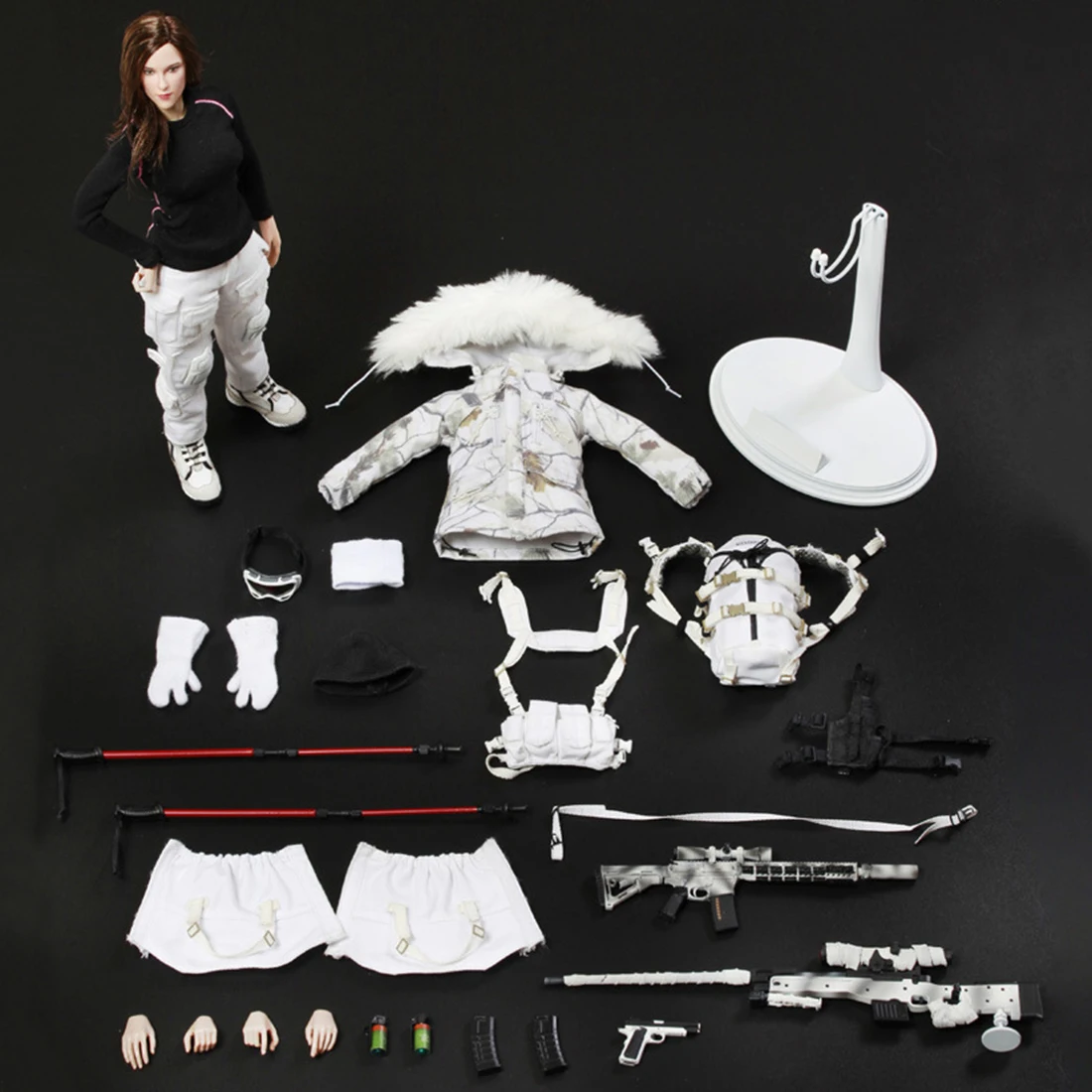 30 см 1/6 подвижный снежное поле Womon фигурка военный Солдат модель