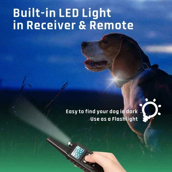 

Rechargeable Remote Control Dog Training Collar Ultrasonic Sound Anti Bark Training Control Collar No Barking Pet Dog Collars