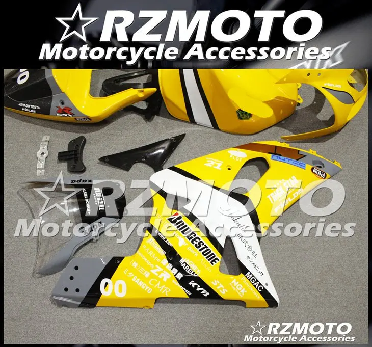 Новинка из АБС-пластика для мотоцикла обтекатель комплект для SUZUKI GSXR600 750 K1 2000-2003 год кузов литья под давлением Магазин № 1019