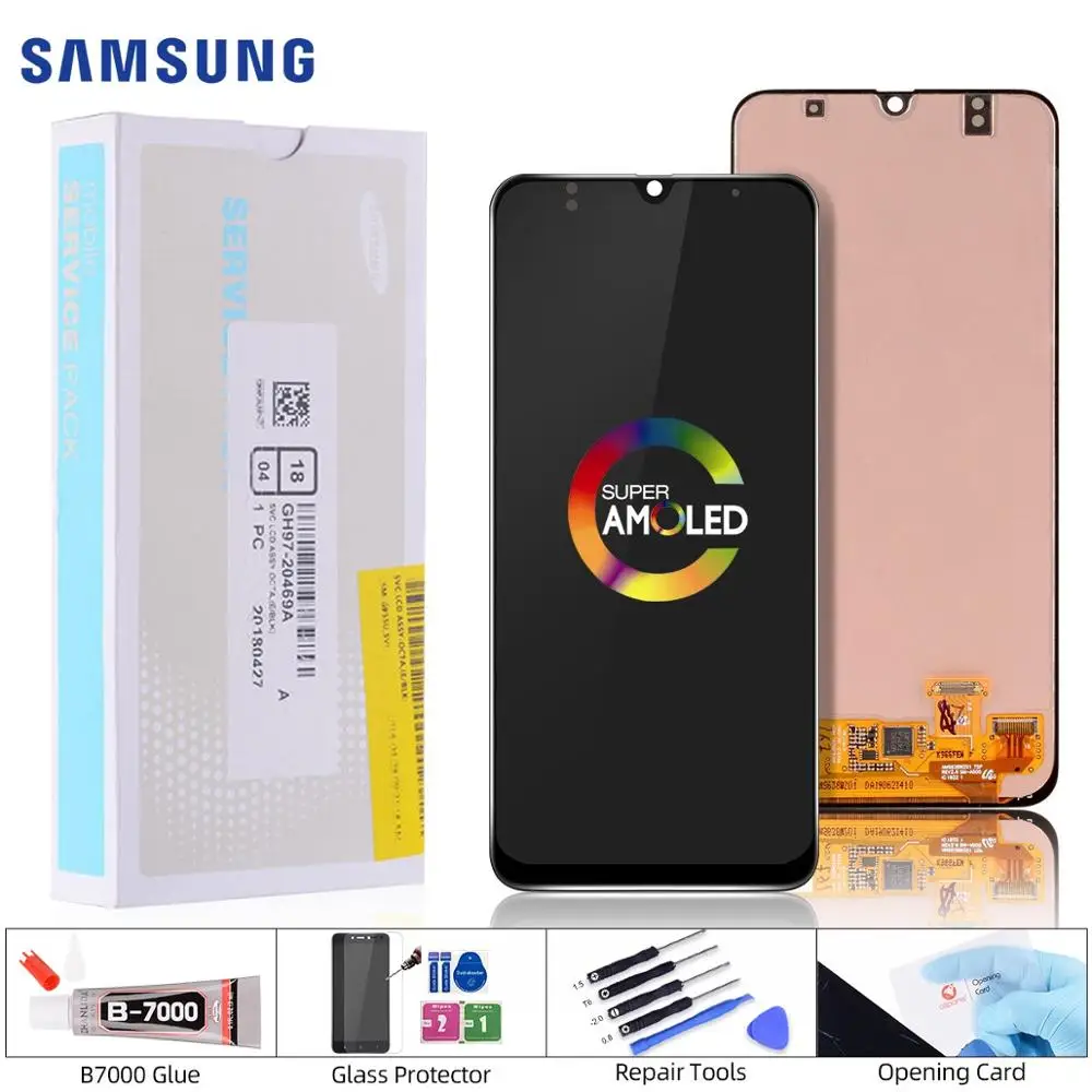 

SUPER AMOLED LCD Display for SAMSUNG GALAXY A30 A305/DS A305F A305FD A305A Touch Screen Digitizer Assembly For Samsung A30 LCD