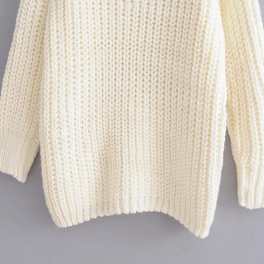 Увядшие в английском стиле винтажные большие однотонные зимние свитера с высоким воротом женские длинные свитера женские пуловеры Топы