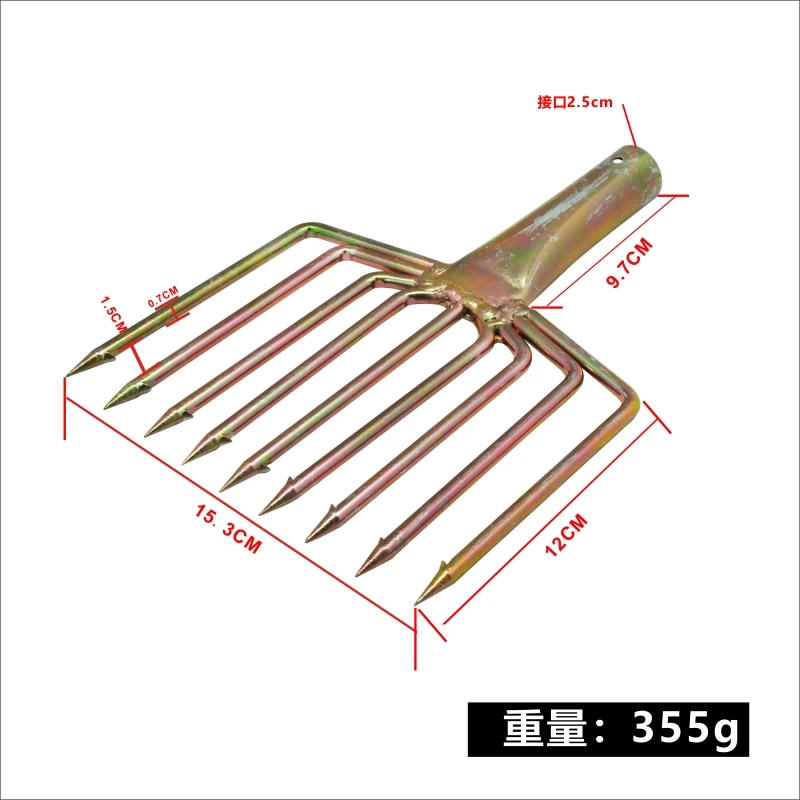 Снасть Topline Leister рыболовное копье из нержавеющей стали 9 зубьев оружие Гафф крюк