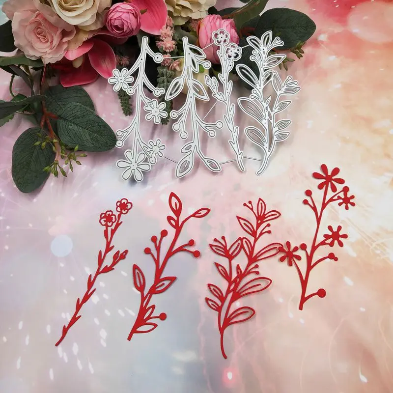 Филиал резки металла штампы Трафаретный Скрапбукинг DIY штамп для альбомов