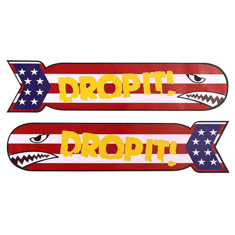 

2Pcs Waterproof Stickers Fishing Boat Reflective Labels Set Canoe Decor Durable Sticker For Kayak Surfboard Rowing Boats Decals
