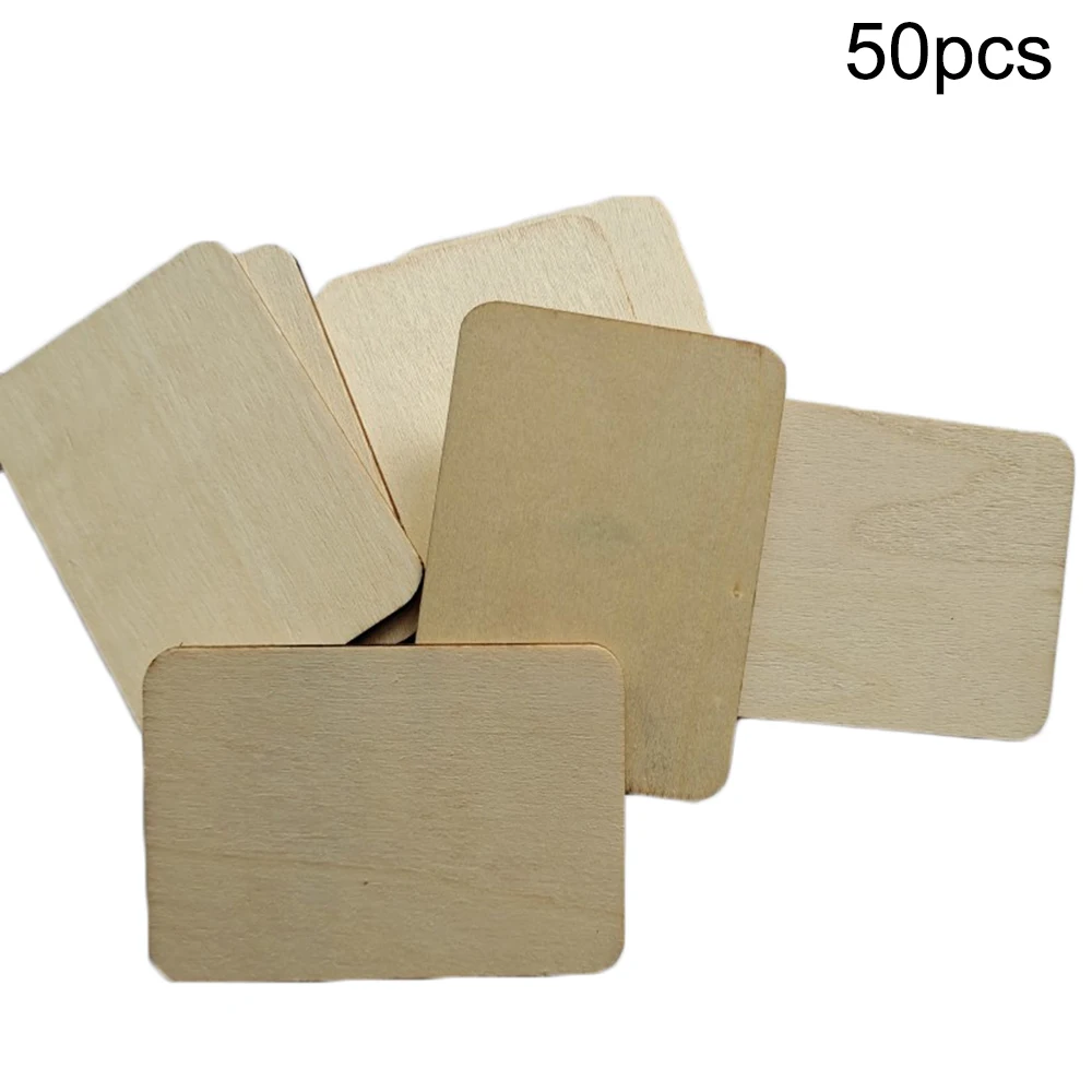 50 шт./набор фанерные листы для создания этикеток | Дом и сад