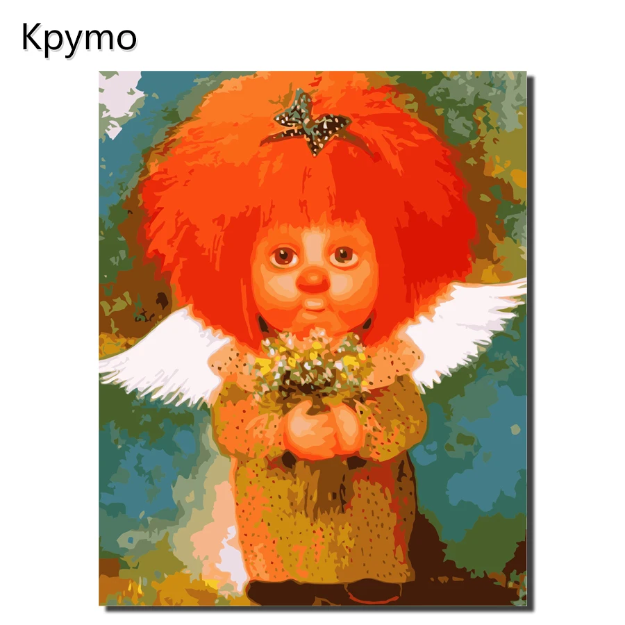 Kpymo Chuvilyaeva Галина Ангел картина маслом по номерам краски для домашнего декора