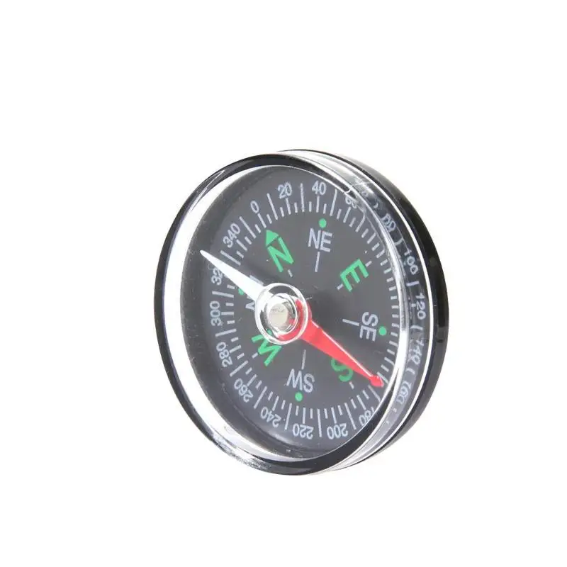 40 мм Диаметр мини карманные кнопки Компас для пеших прогулок кемпинга на открытом воздухе Принадлежности
