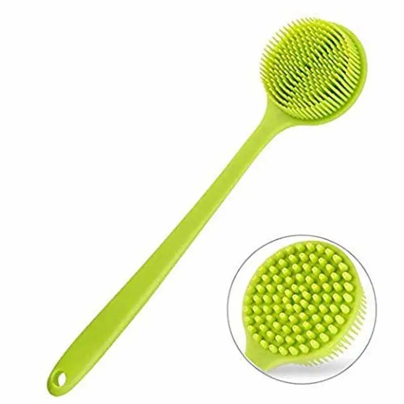 

1Pc Bath Brush Long Handle Scrub Skin Massage Shower Feet Rubbing Brush For Back Exfoliation Brushes Body Bathroom Accessories