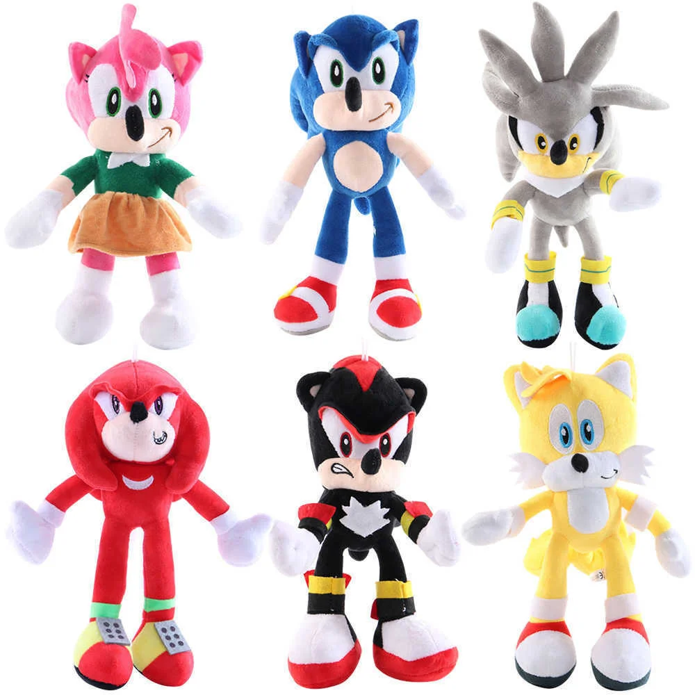 Set of 6 PCs soft toys-Keychain movie Sonic (Sonic) toy plush | Игрушки и хобби