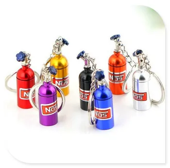 

car Turbo Nitrous Oxide Bottle Keychain Keyring Pill Box for Skoda Opel DAF RAM Trucks Paccar Ford Otosan Chrysler