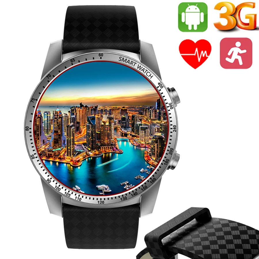 Arvin Android 3g Смарт часы KW99 Android 5,1 MTK6580 Bluetooth 3g wifi gps часы телефон 8 Гб мониторинг сердечного ритма умные часы