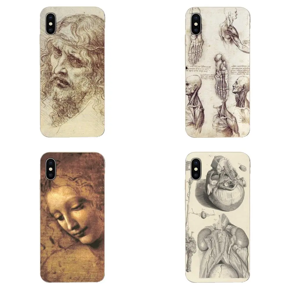 ТПУ чехол для LG K50 Q6 Q7 Q8 Q60 X power 2 3 Nexus 5 5X V10 V20 V30 V40 Q Stylus Italy Leonardo Da Vinci Art Work Painting |